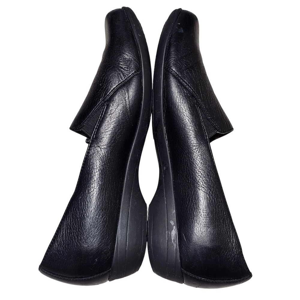 Dansko Black Leather Slip‎ On Loafer Shoes Women Size 40 EU/US 9.5-10